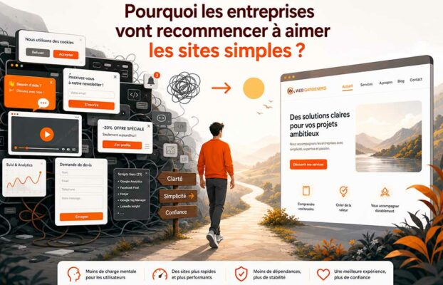 Pourquoi les entreprises vont recommencer à aimer les sites simples ?