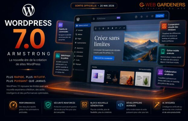 WordPress 7.0 : analyse complète des nouveautés, des promesses et de l&rsquo;avenir du CMS
