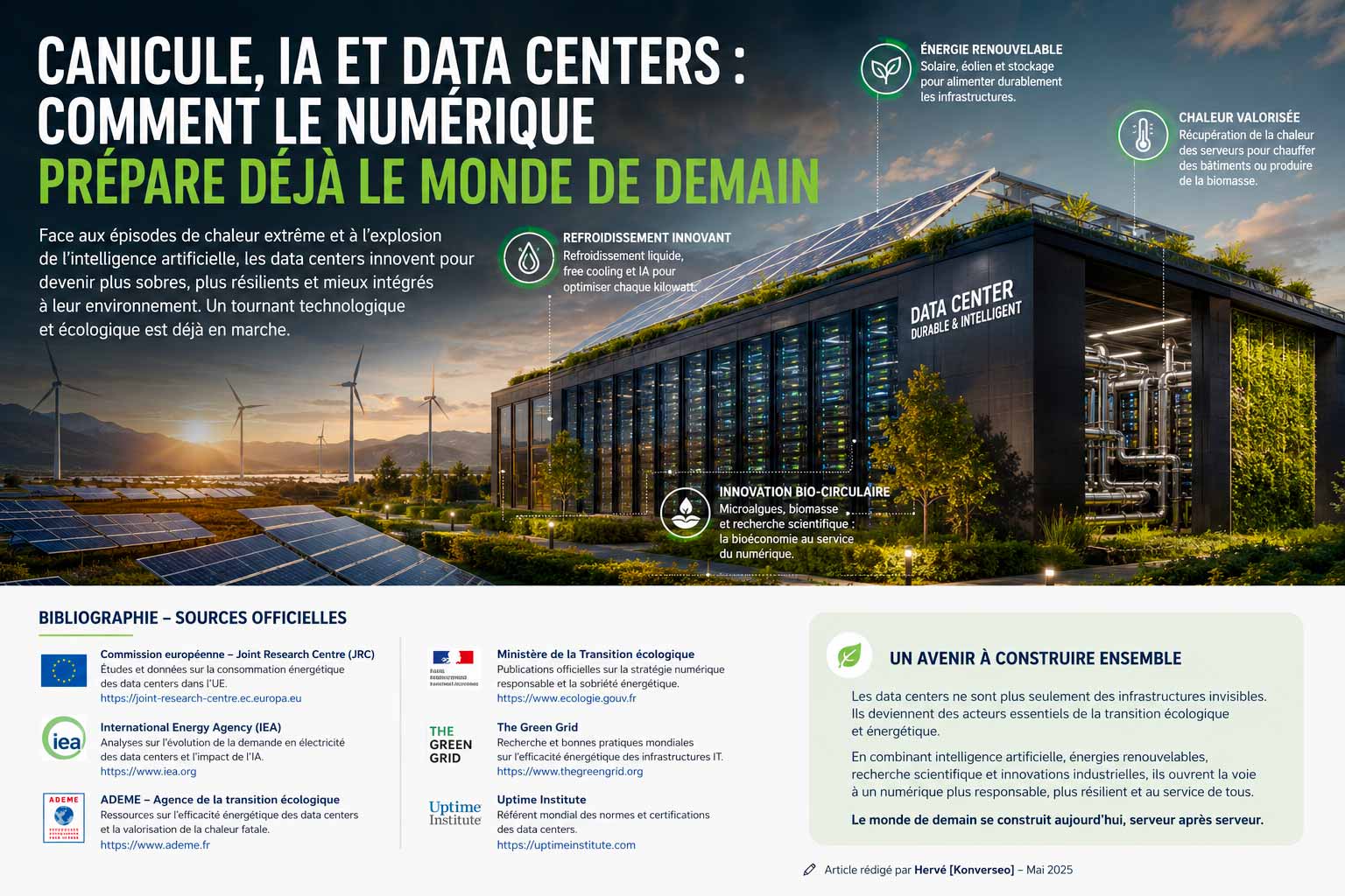 Canicule, IA et data centers : comment le numérique prépare déjà le monde de demain
