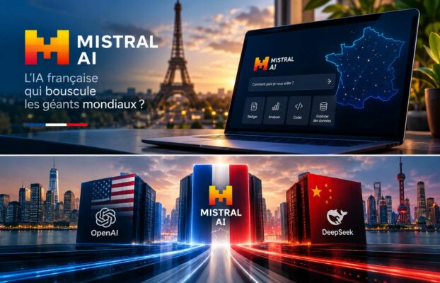 Mistral AI : l&rsquo;intelligence artificielle française est-elle en train de bousculer les géants américains et chinois ?